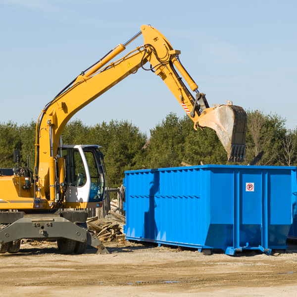 what are the rental fees for a residential dumpster in Whitewater MT